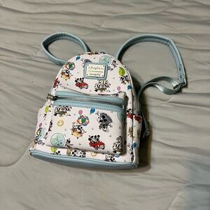 Disney Parks Loungefly Mickey & Minnie's Runaway Railway Mouse Mini Backpack